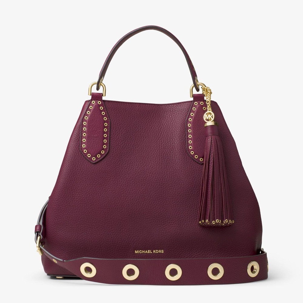 ❌ SOLD ❌ Michael Kors Large Brooklyn Satchel Wine